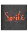 Obraz do przedpokoju na sciane -  Napis smile