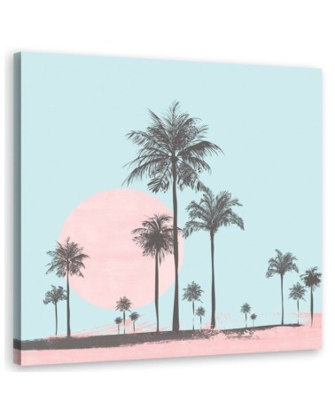 Digital wall art painting - Palm trees in the desert Andrea Haase | FEEBY