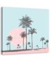 Digital wall art painting - Palm trees in the desert Andrea Haase | FEEBY