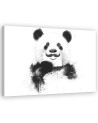 Obrazki dla dzieci do pokoju - Czarno-biała panda Balazs Solti
