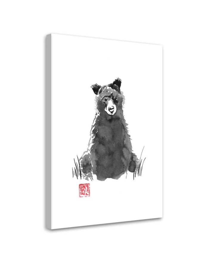 Modern Canvas painting for teen Bear Péchane | FEEBY