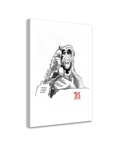 Canvas prints for teenager wall Alf with phone Péchane | FEEBY