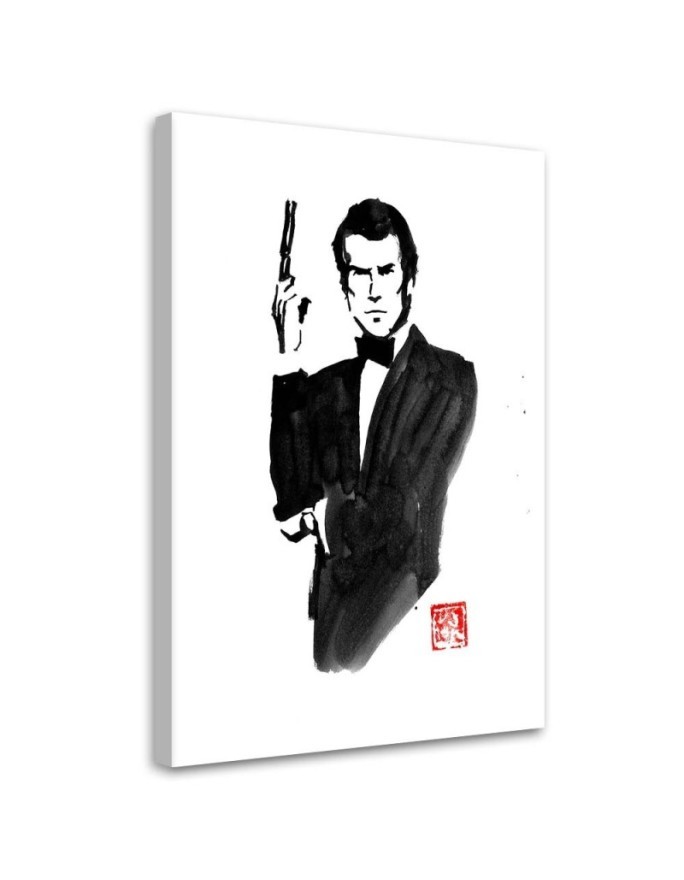 James Bond - obraz czarno biały do biura, salonu Péchane