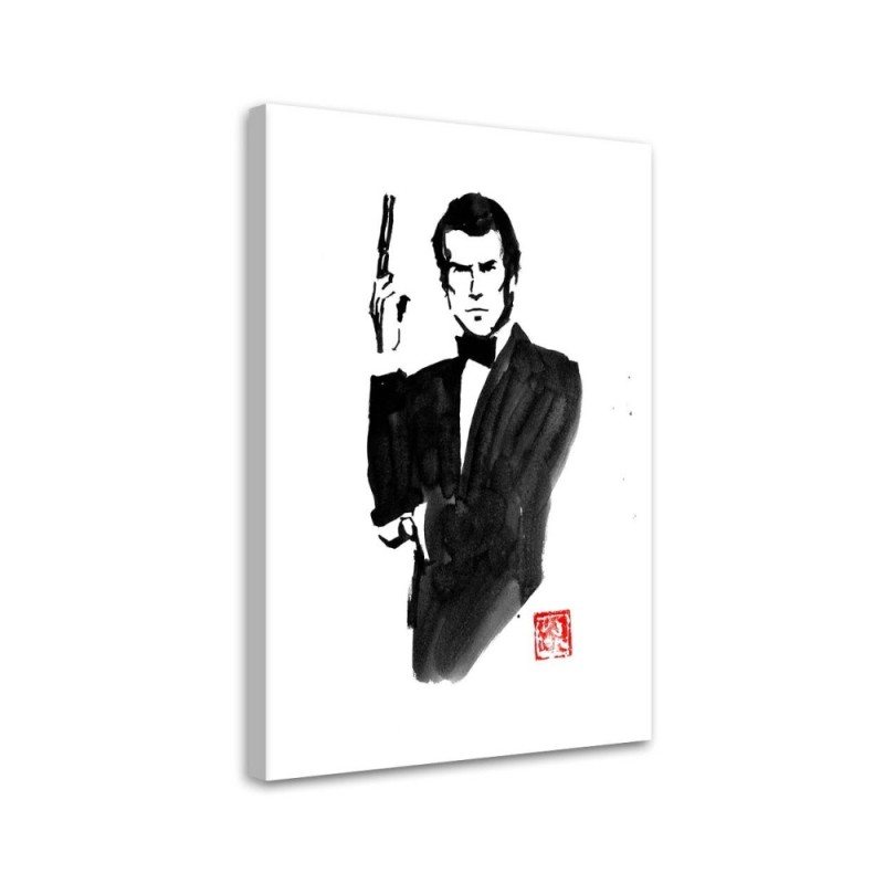 James Bond - obraz czarno biały do biura, salonu Péchane