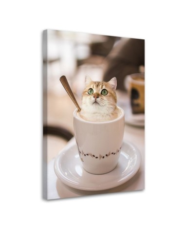 Picture for the kitchen - Cat Coffee Galina Bugaevskaya | FEEBY