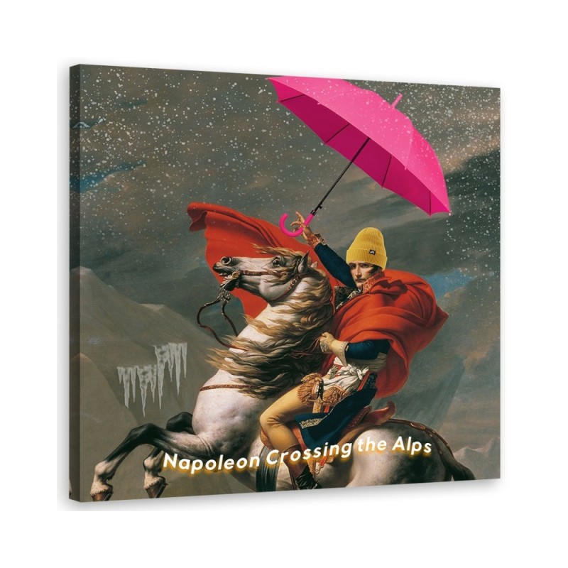 Obraz digital art - Napoleon na koniu z parasolem Bekir Ceylan