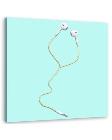 Canvas prints for teenager's room - Headphones for phone Bekir Ceylan | FEEBY