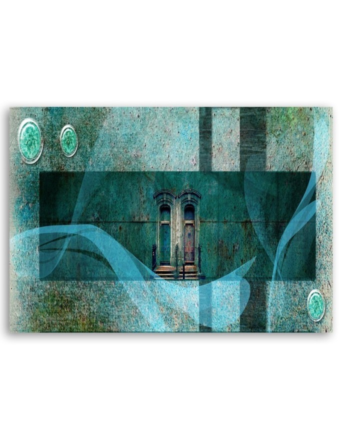 Wall painting for living room - Abstraction window | FEEBY