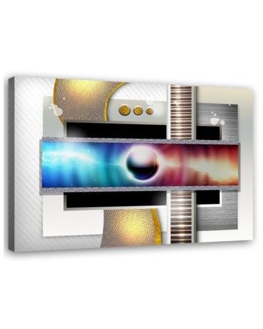 Modern wall art painting - Geometric abstraction | FEEBY