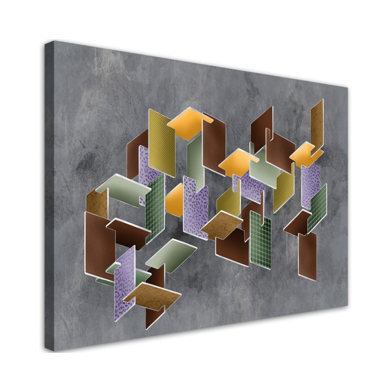 Obraz na płótnie canvas do biura - Puzzle ksztalty 3D