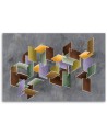 Obraz na płótnie canvas do biura - Puzzle ksztalty 3D