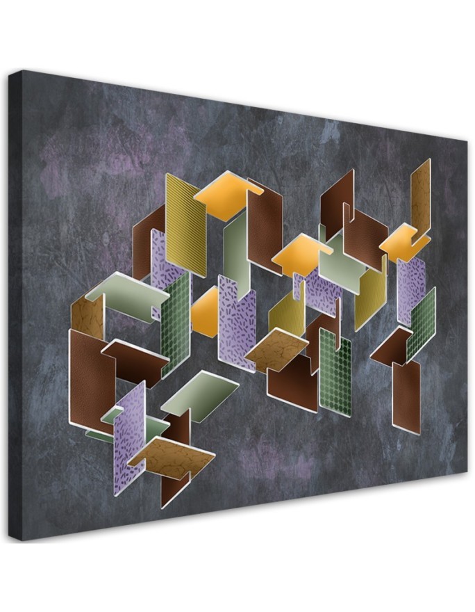 Puzzle 3D - nowoczesny obraz ścienny