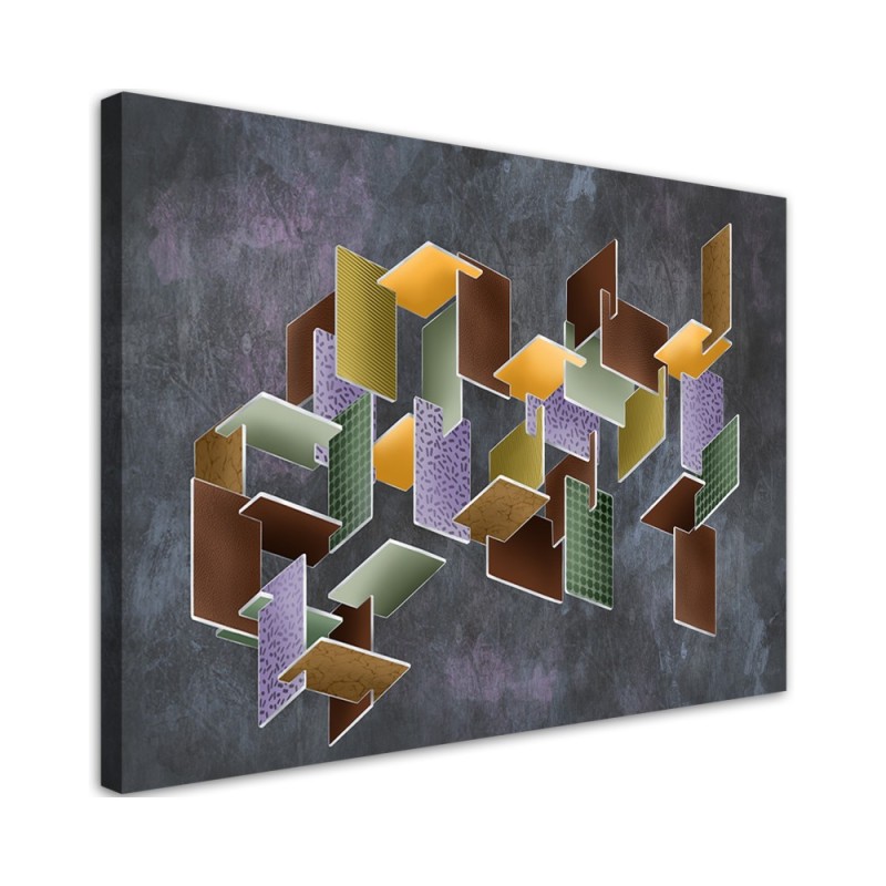 Puzzle 3D - nowoczesny obraz ścienny