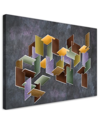 Leinwandbild - 3D -Rätsel | Feeby