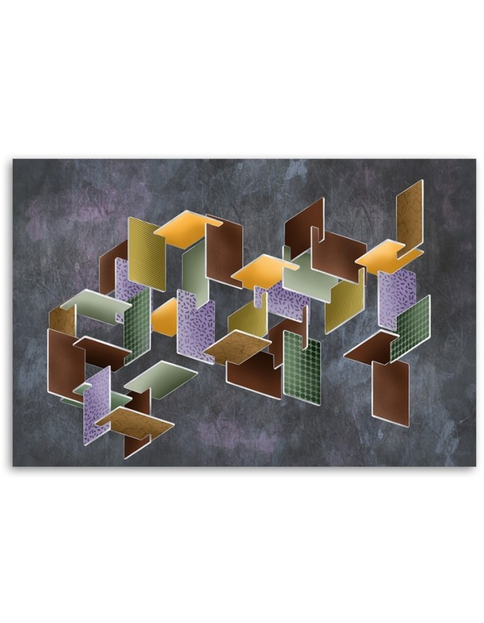 Puzzle 3D - nowoczesny obraz ścienny