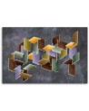 Puzzle 3D - nowoczesny obraz ścienny