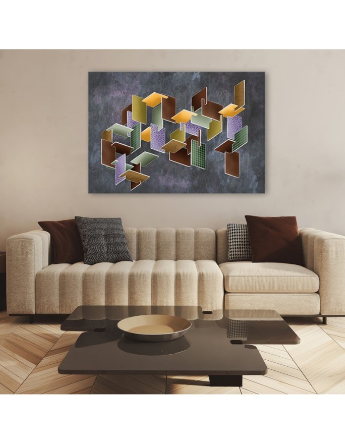 Puzzle 3D - modern wall art painting | FEEBY