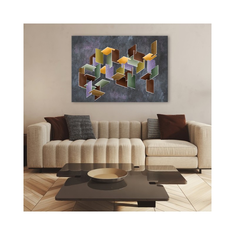 Leinwandbild - 3D -Rätsel | Feeby