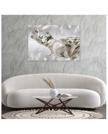 Leinwandbild - Palmen Blätter Abstrakt 3D | Feeby