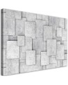 Obraz drukowany na płótnie canvas - Geometryczna abstrakcja z betonu