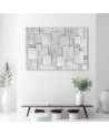 Obraz drukowany na płótnie canvas - Geometryczna abstrakcja z betonu