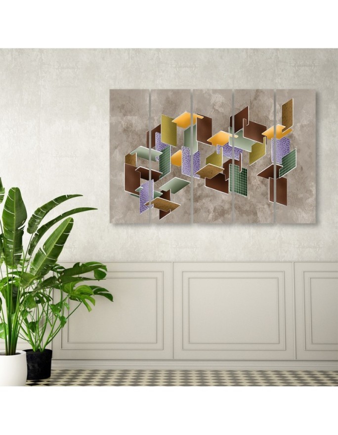 Obraz nowoczesny do pokoju na ścianę - Puzzle 3D