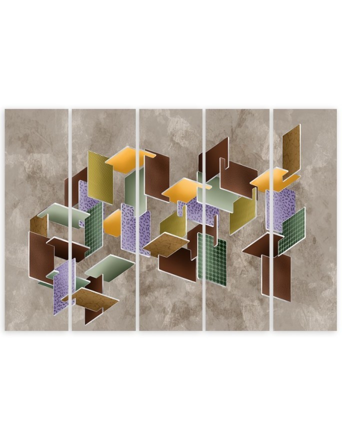 Obraz nowoczesny do pokoju na ścianę - Puzzle 3D