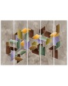 Obraz nowoczesny do pokoju na ścianę - Puzzle 3D