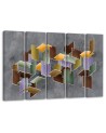 Obraz nowoczesny do pokoju na ścianę - Puzzle 3D