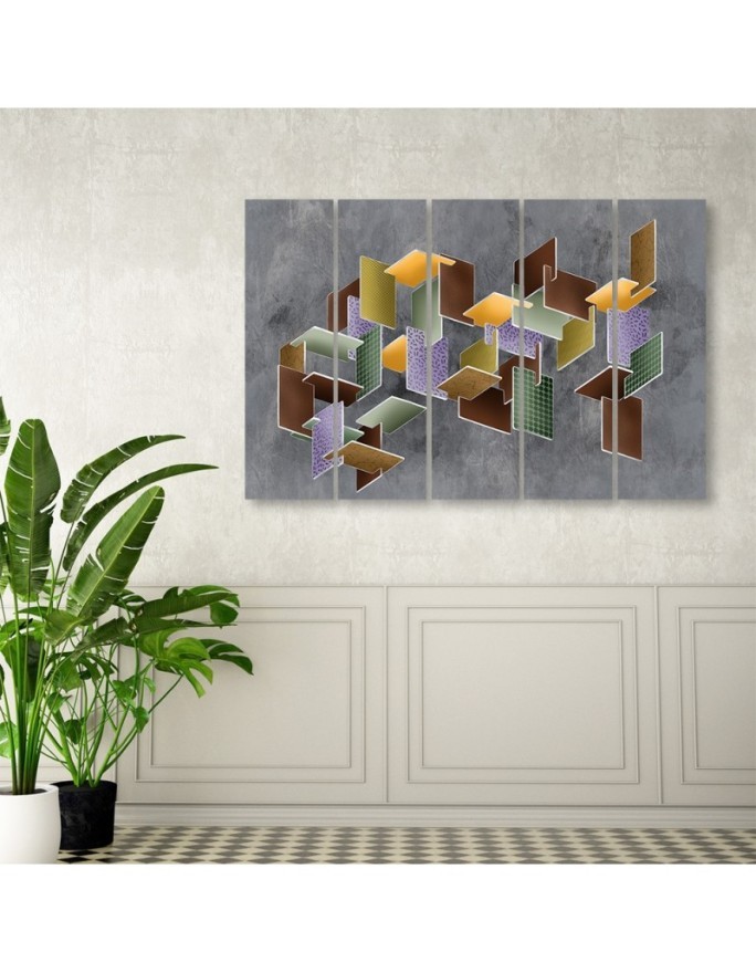 Obraz nowoczesny do pokoju na ścianę - Puzzle 3D