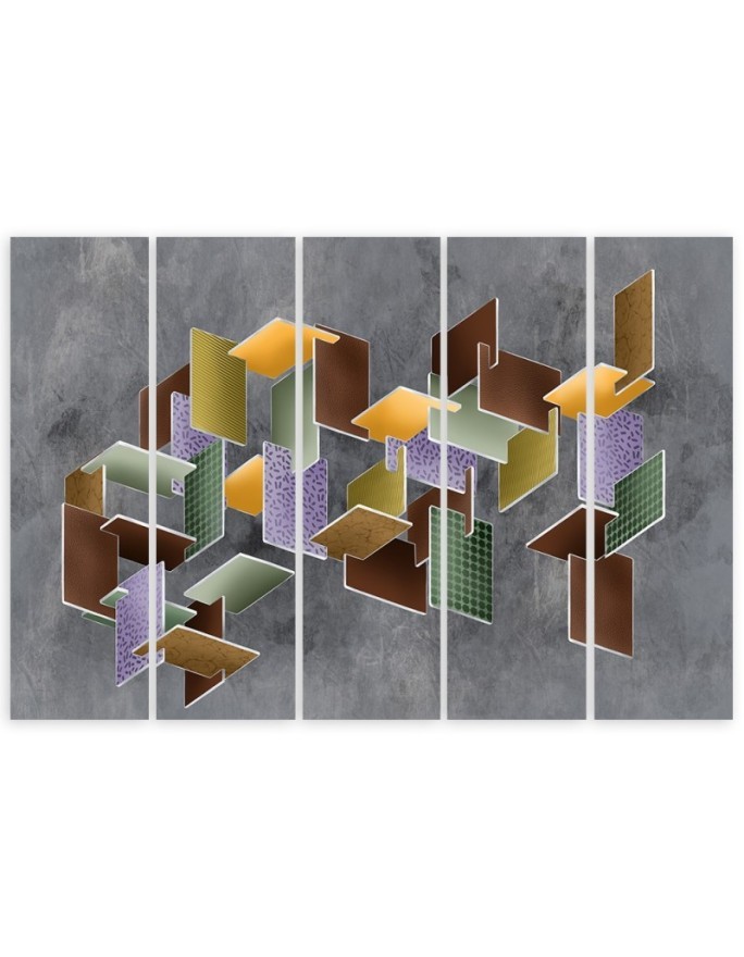 Obraz nowoczesny do pokoju na ścianę - Puzzle 3D