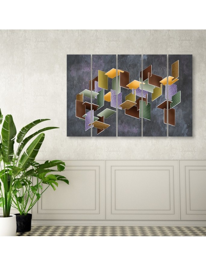 Obraz nowoczesny do pokoju na ścianę - Puzzle 3D