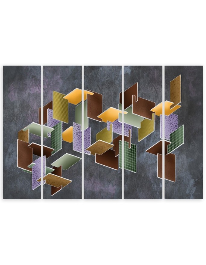 Obraz nowoczesny do pokoju na ścianę - Puzzle 3D