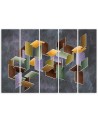 Obraz nowoczesny do pokoju na ścianę - Puzzle 3D