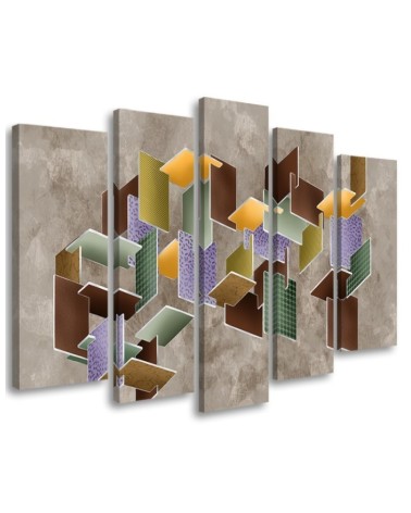 Modern living room wall painting - Puzzle 3D | FEEBY
