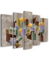 Obraz nowoczesny do pokoju na ścianę - Puzzle 3D