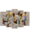 Obraz nowoczesny do pokoju na ścianę - Puzzle 3D