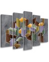 Obraz nowoczesny do pokoju na ścianę - Puzzle 3D