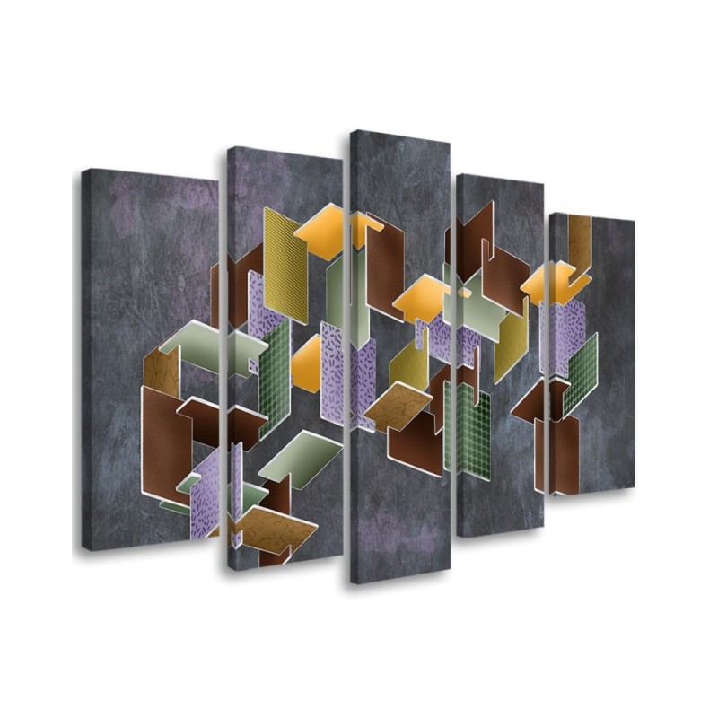 Puzzle 3D - obraz nowoczesny do pokoju na ścianę