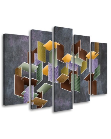 Dekoratives Leinwandbild - 3D -Rätsel | Feeby