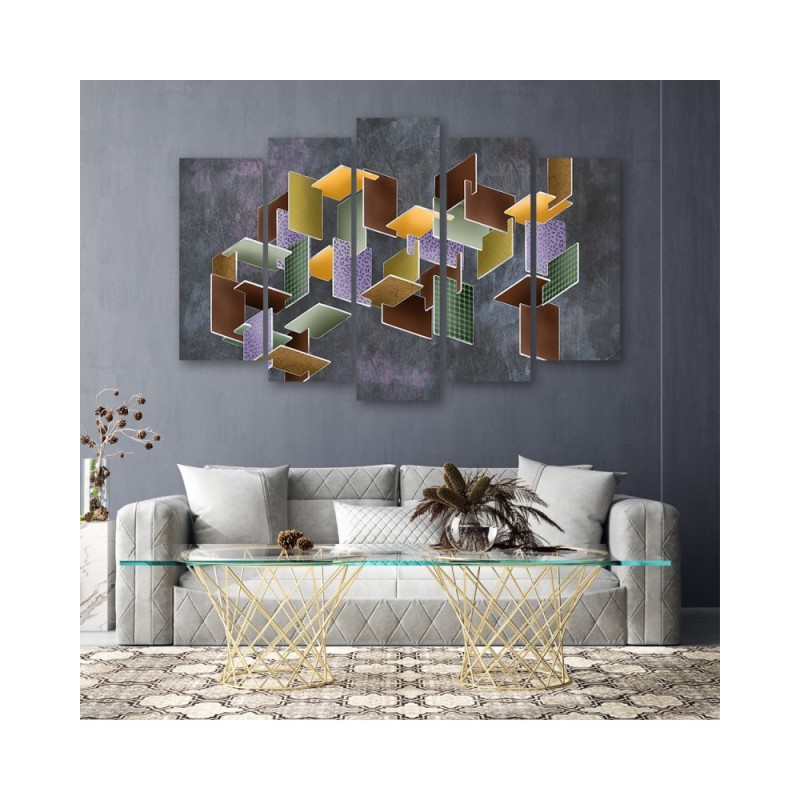 Dekoratives Leinwandbild - 3D -Rätsel | Feeby