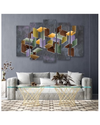 Dekoratives Leinwandbild - 3D -Rätsel | Feeby