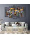 Puzzle 3D - obraz nowoczesny do pokoju na ścianę