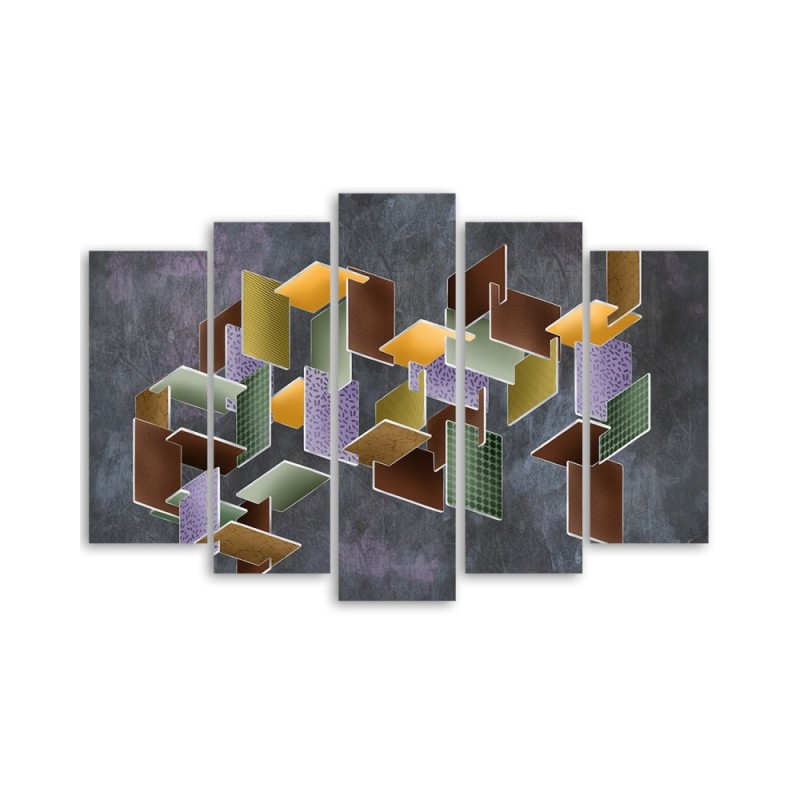 Dekoratives Leinwandbild - 3D -Rätsel | Feeby