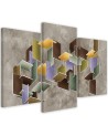 Puzzle 3D - obraz nowoczesny do pokoju na ścianę