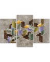 Puzzle 3D - obraz nowoczesny do pokoju na ścianę