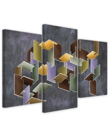 3D puzzle - modern painting for teenager's room | FEEBY