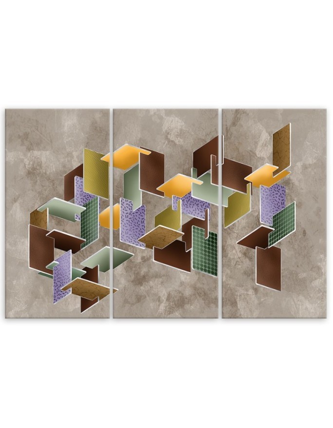Puzzle 3D - obraz nowoczesny do pokoju dziecka