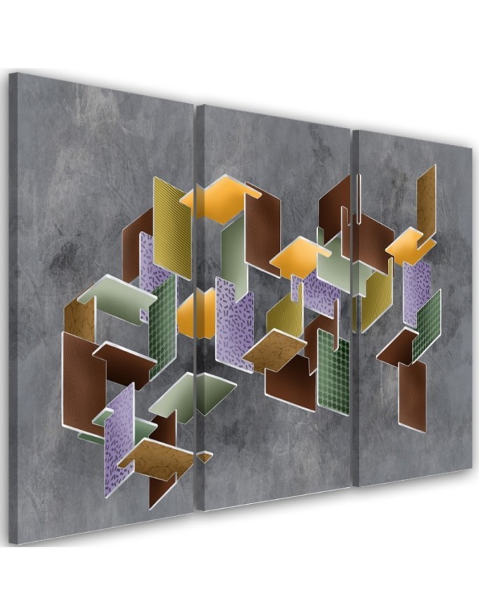 Puzzle 3D - obraz nowoczesny do pokoju młodzieżowego