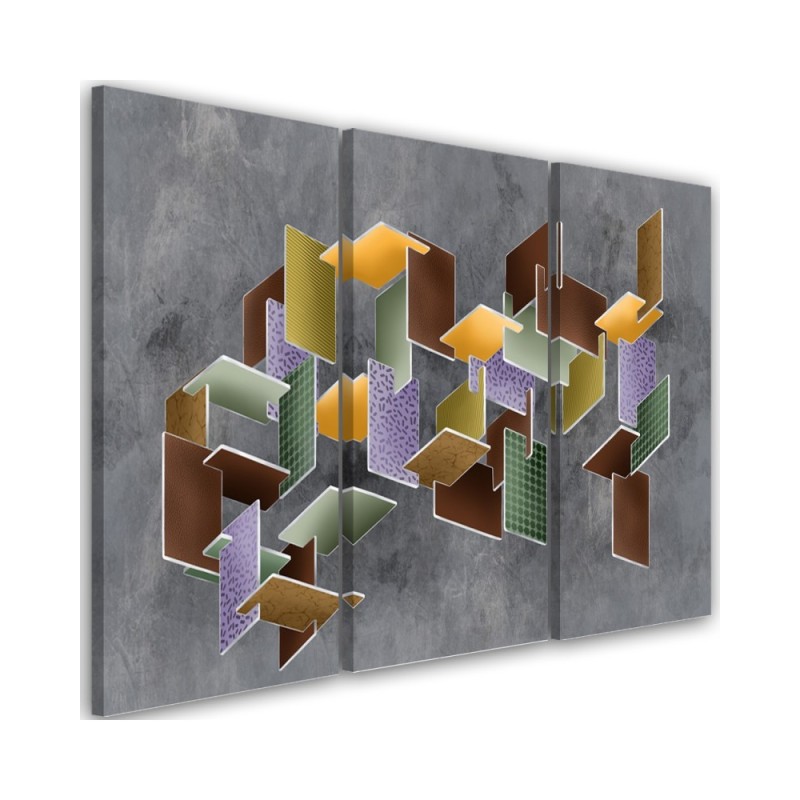 Puzzle 3D - obraz nowoczesny do pokoju młodzieżowego